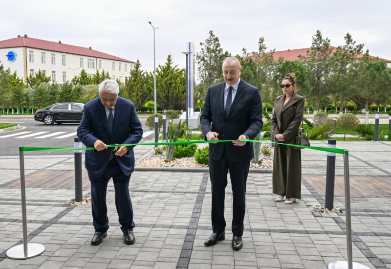 President Ilham Aliyev, First Lady Mehriban Aliyeva attend opening of International Training Center at National Aviation Academy (PHOTO)