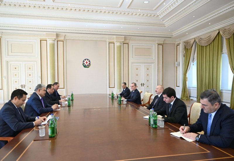 President of Azerbaijan Ilham Aliyev receives Ministers of Foreign Affairs and Transport of Kazakhstan (PHOTO/VIDEO)