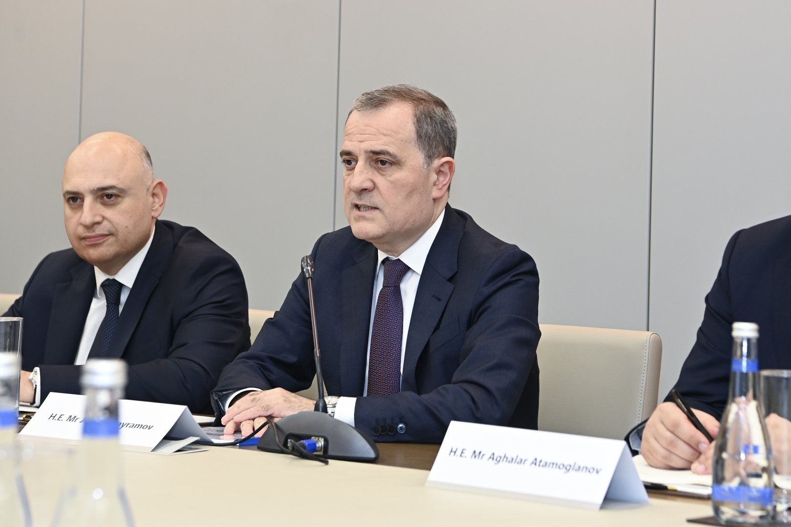 Azerbaijani and Kazakh foreign ministers discuss Middle Corridor (PHOTO)