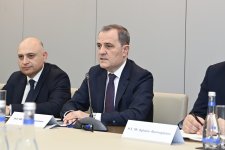Azerbaijani and Kazakh foreign ministers discuss Middle Corridor (PHOTO)