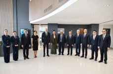 President Ilham Aliyev, First Lady Mehriban Aliyeva attend opening of International Training Center at National Aviation Academy (PHOTO/VIDEO)