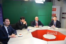 Kazakhstan’s Vice Minister of Culture and Information and Chairman of International Information Committee of Kazakh Foreign Ministry visit Trend News Agency office (PHOTO)