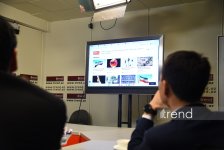 Kazakhstan’s Vice Minister of Culture and Information and Chairman of International Information Committee of Kazakh Foreign Ministry visit Trend News Agency office (PHOTO)