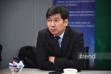 Kazakhstan’s Vice Minister of Culture and Information and Chairman of International Information Committee of Kazakh Foreign Ministry visit Trend News Agency office (PHOTO)