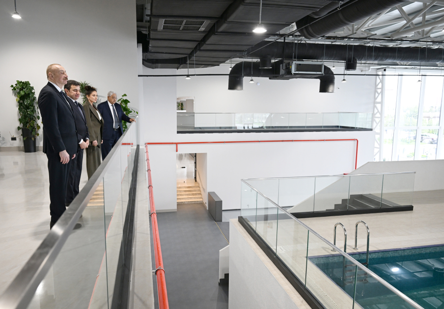 President Ilham Aliyev, First Lady Mehriban Aliyeva attend opening of International Training Center at National Aviation Academy (PHOTO/VIDEO)