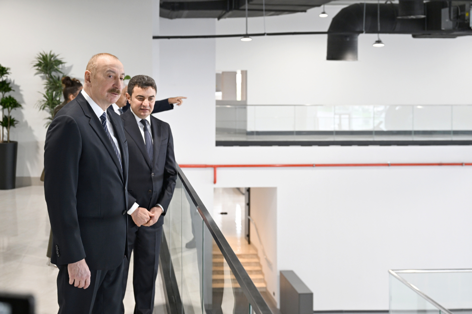 President Ilham Aliyev, First Lady Mehriban Aliyeva attend opening of International Training Center at National Aviation Academy (PHOTO/VIDEO)