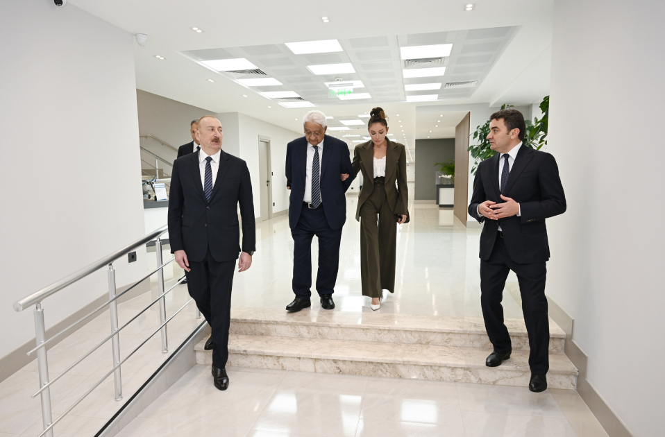 President Ilham Aliyev, First Lady Mehriban Aliyeva attend opening of International Training Center at National Aviation Academy (PHOTO/VIDEO)