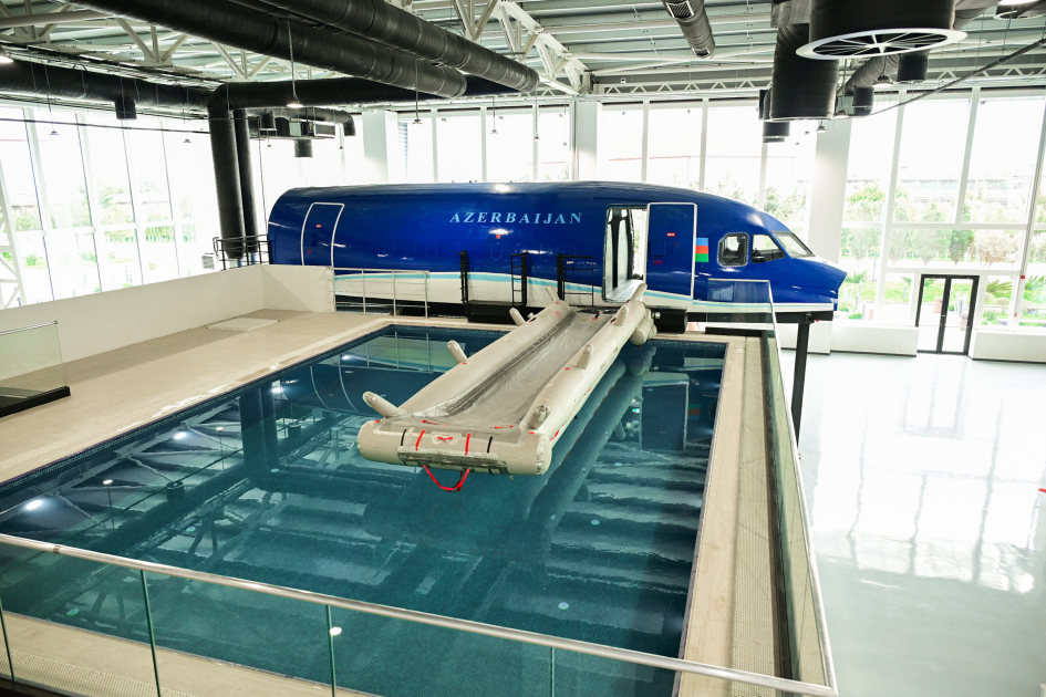 President Ilham Aliyev, First Lady Mehriban Aliyeva attend opening of International Training Center at National Aviation Academy (PHOTO/VIDEO)