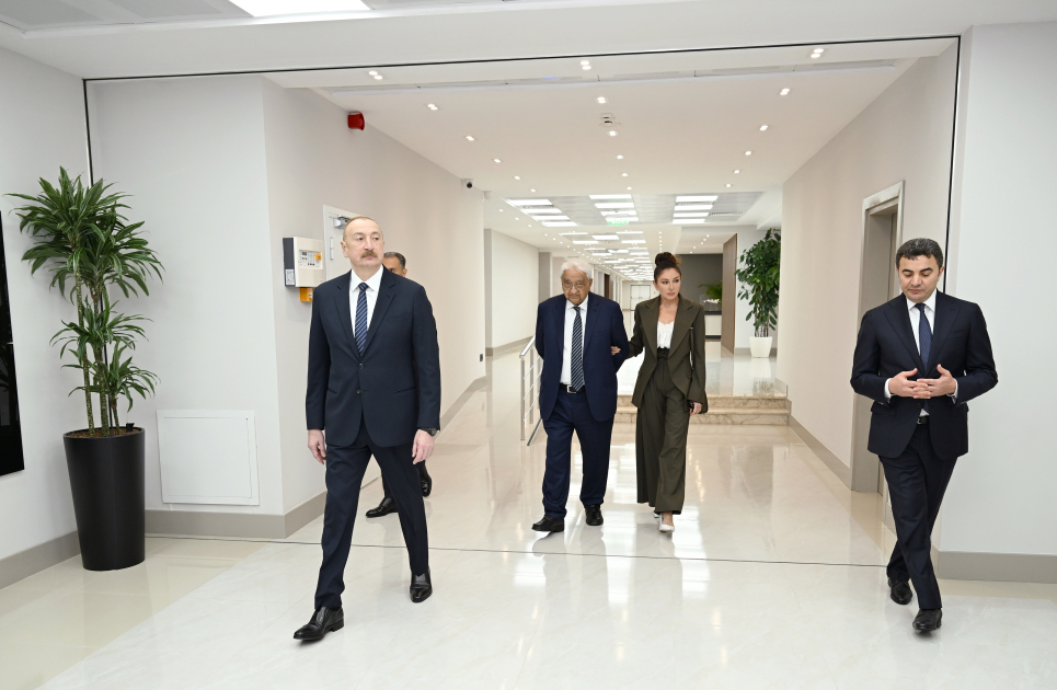 President Ilham Aliyev, First Lady Mehriban Aliyeva attend opening of International Training Center at National Aviation Academy (PHOTO/VIDEO)