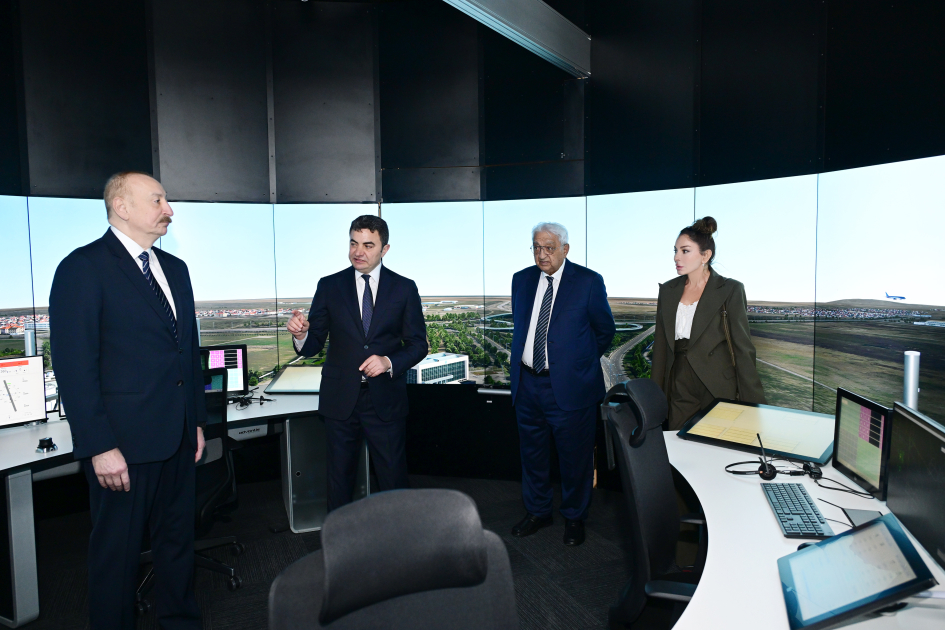 President Ilham Aliyev, First Lady Mehriban Aliyeva attend opening of International Training Center at National Aviation Academy (PHOTO/VIDEO)