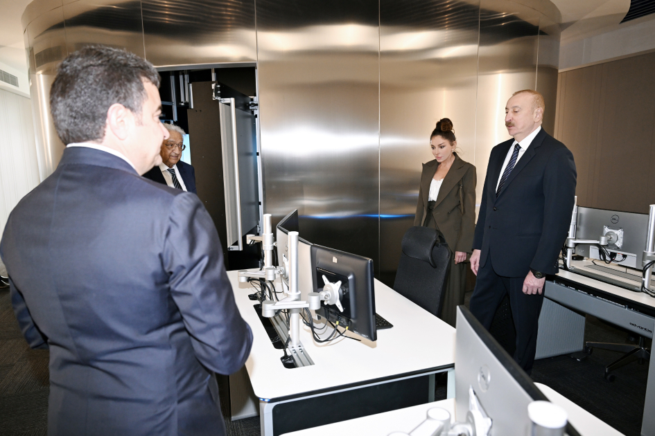 President Ilham Aliyev, First Lady Mehriban Aliyeva attend opening of International Training Center at National Aviation Academy (PHOTO/VIDEO)