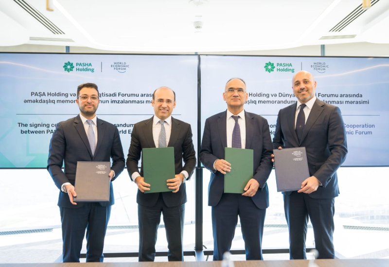 PASHA Holding signs Memorandum of Cooperation with World Economic Forum (PHOTO)