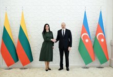 President Ilham Aliyev receives Prime Minister of Lithuania (PHOTO/VIDEO)