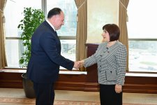 Azerbaijani Parliament Speaker meets with Türkiye and Northern Cyprus delegations (PHOTO)