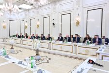 Azerbaijani Parliament Speaker meets with Türkiye and Northern Cyprus delegations (PHOTO)