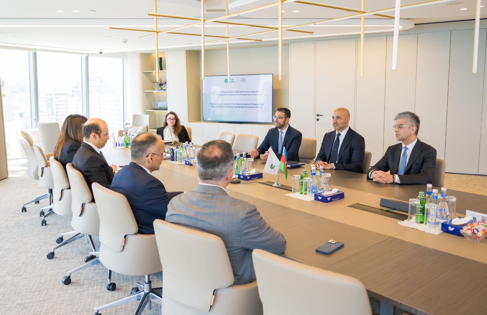 PASHA Holding signs Memorandum of Cooperation with World Economic Forum (PHOTO)