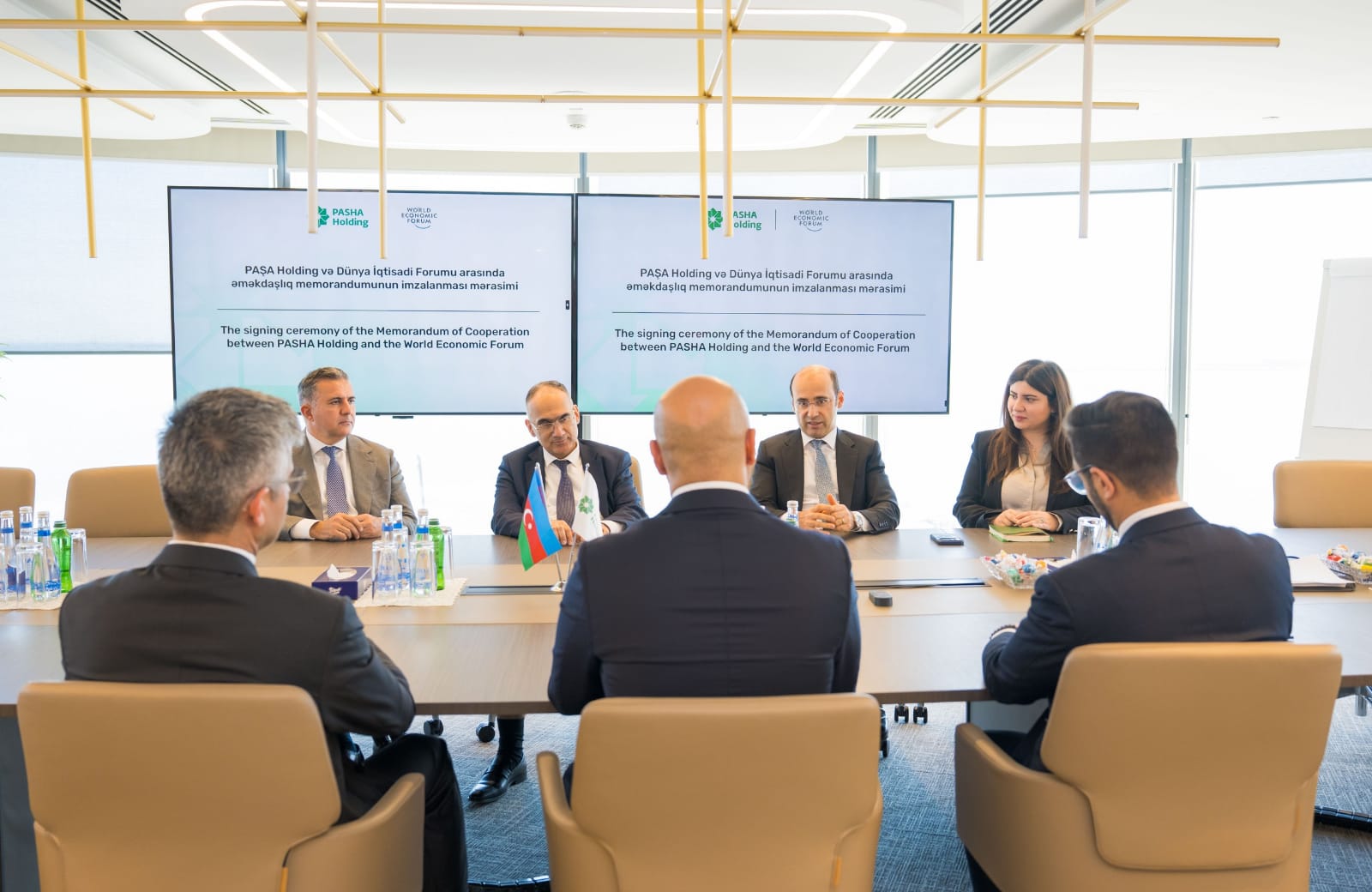 PASHA Holding signs Memorandum of Cooperation with World Economic Forum (PHOTO)