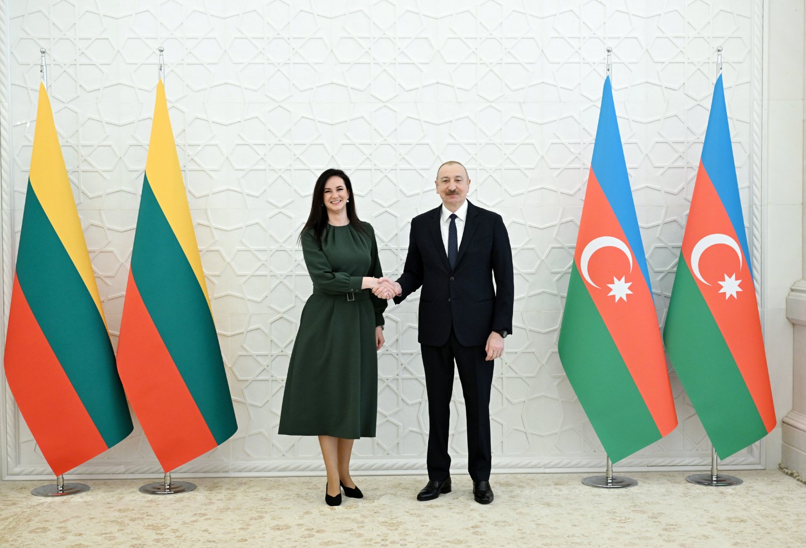 President Ilham Aliyev receives Prime Minister of Lithuania (PHOTO/VIDEO)