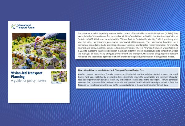 Azerbaijan's transport experience wins new international recognition