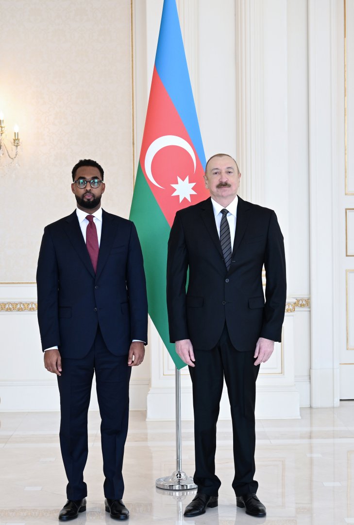 President Ilham Aliyev receives newly appointed ambassador of Somalia to Azerbaijan (PHOTO/VIDEO)
