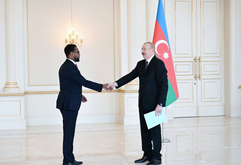 President Ilham Aliyev receives newly appointed ambassador of Somalia to Azerbaijan (PHOTO)