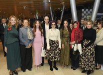 Leyla Aliyeva and Alena Aliyeva visit opening of solo exhibition titled "The Image Imprinted in Memory" at National Carpet Museum (PHOTO)