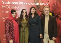 Leyla Aliyeva and Alena Aliyeva visit opening of solo exhibition titled "The Image Imprinted in Memory" at National Carpet Museum (PHOTO)
