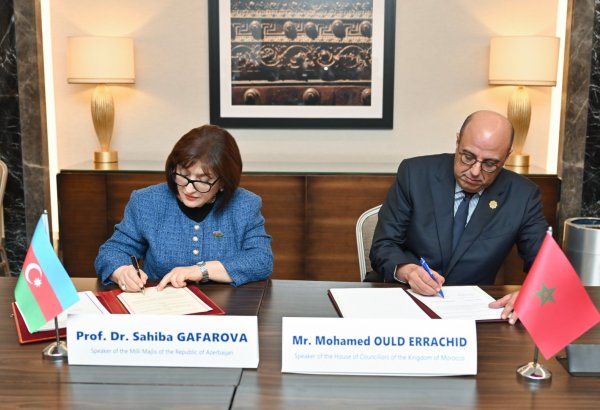 Azerbaijan and Morocco ink key parliamentary cooperation memorandum (PHOTO)
