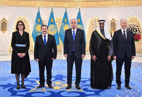 Kazakhstan's president receives credentials from newly appointed ambassadors