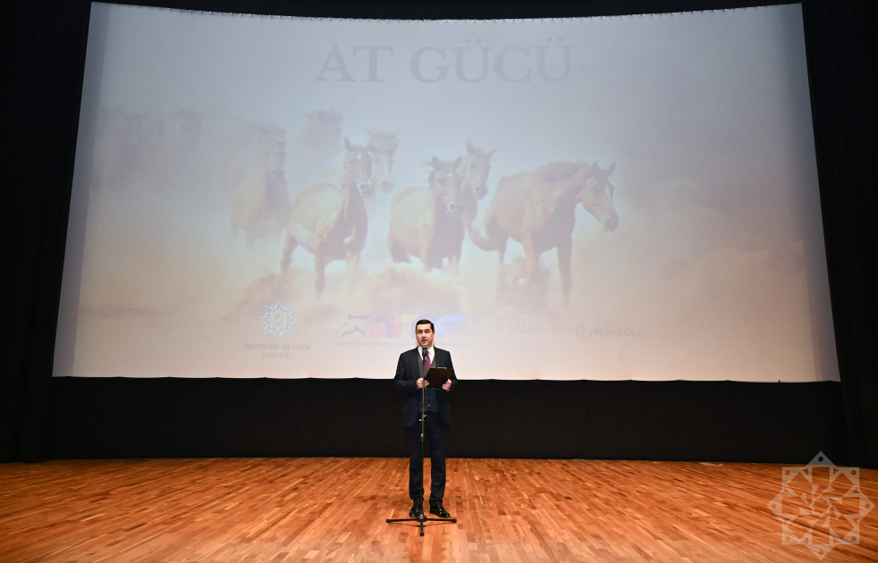 Documentary “Horse Power” presented at Nizami Cinema Center (PHOTO)