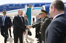 President Ilham Aliyev arrives in Türkiye for working visit (PHOTO)
