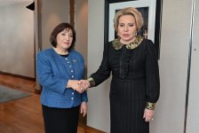 Azerbaijani Parliament Speaker meets with Russian counterpart within IPU assembly framework (PHOTO)
