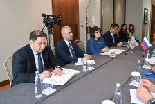 Azerbaijani Parliament Speaker meets with Russian counterpart within IPU assembly framework (PHOTO)