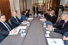 Azerbaijani Parliament Speaker meets with Russian counterpart within IPU assembly framework (PHOTO)