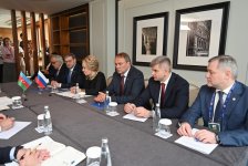 Azerbaijani Parliament Speaker meets with Russian counterpart within IPU assembly framework (PHOTO)