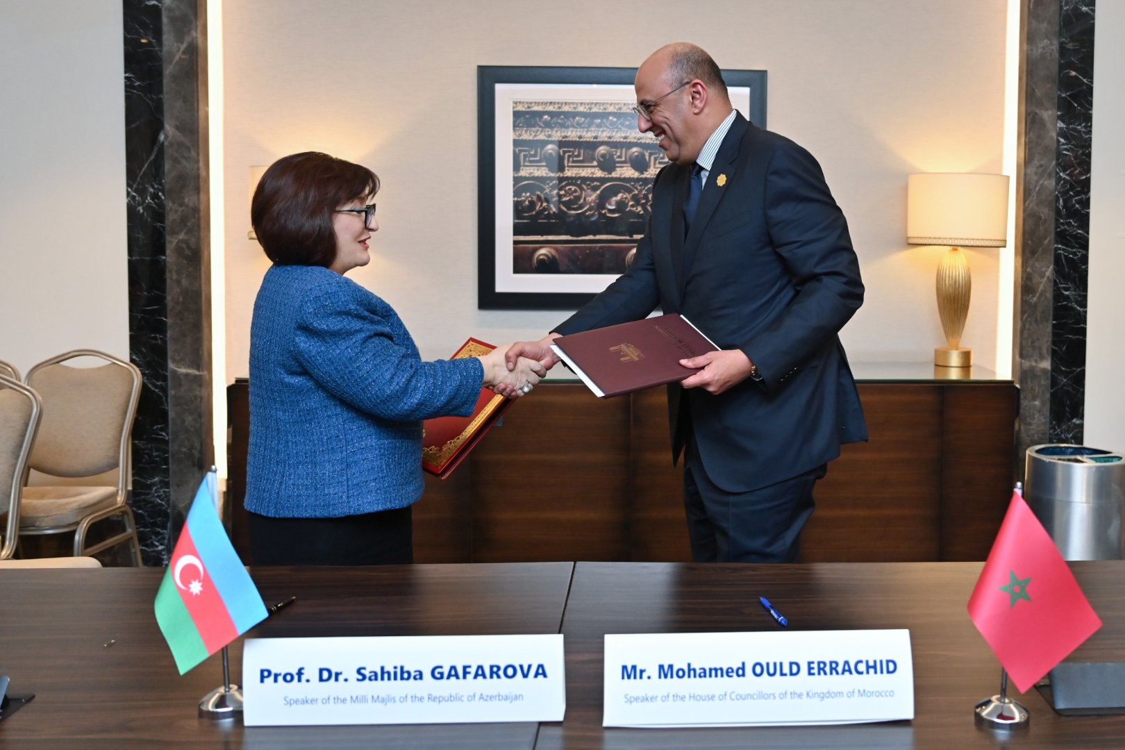 Azerbaijan and Morocco ink key parliamentary cooperation memorandum (PHOTO)