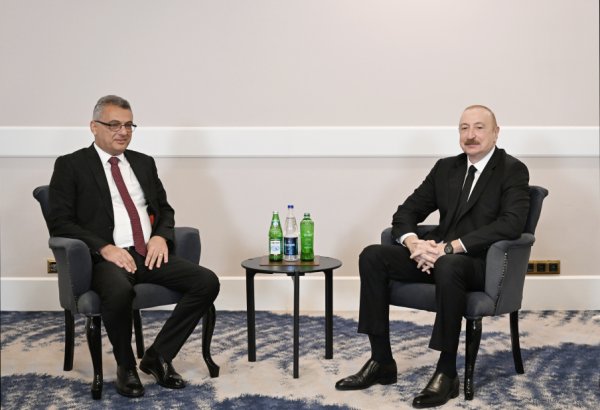 President Ilham Aliyev meets with President of Northern Cyprus in Antalya (PHOTO/VIDEO)
