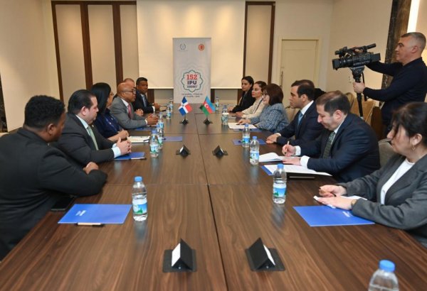 Azerbaijan, Dominican Republic discuss dev't of inter-parliamentary relations (PHOTO)