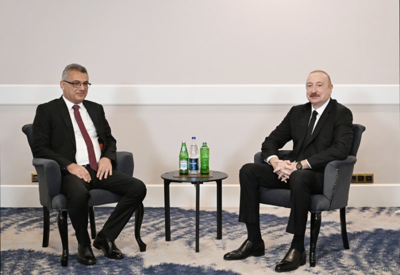 President Ilham Aliyev meets with President of Northern Cyprus in Antalya (PHOTO)