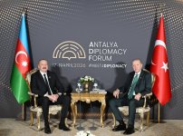 President Ilham Aliyev and Turkish President Recep Tayyip Erdogan meet in Antalya (PHOTO/VIDEO)