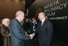 President Ilham Aliyev, First Lady Mehriban Aliyeva attend opening ceremony of Antalya Diplomatic Forum (PHOTO/VIDEO)