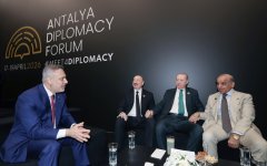 President Ilham Aliyev, First Lady Mehriban Aliyeva attend opening ceremony of Antalya Diplomatic Forum (PHOTO/VIDEO)