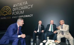 President Ilham Aliyev, First Lady Mehriban Aliyeva attend opening ceremony of Antalya Diplomatic Forum (PHOTO/VIDEO)