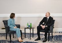 President Ilham Aliyev meets with President of Moldova in Antalya (PHOTO)