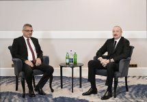 President Ilham Aliyev meets with President of Northern Cyprus in Antalya (PHOTO)