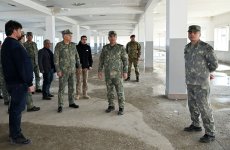 Azerbaijani defense minister reviews new military units in liberated territories (PHOTO)