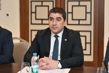 Azerbaijani Parliament Speaker meets with Speaker of Parliament of Georgia (PHOTO)