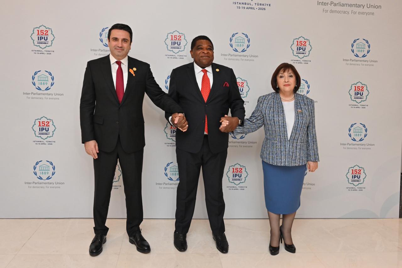 Azerbaijani and Armenian parliamentary speakers meet in Türkiye's Istanbul (PHOTO)