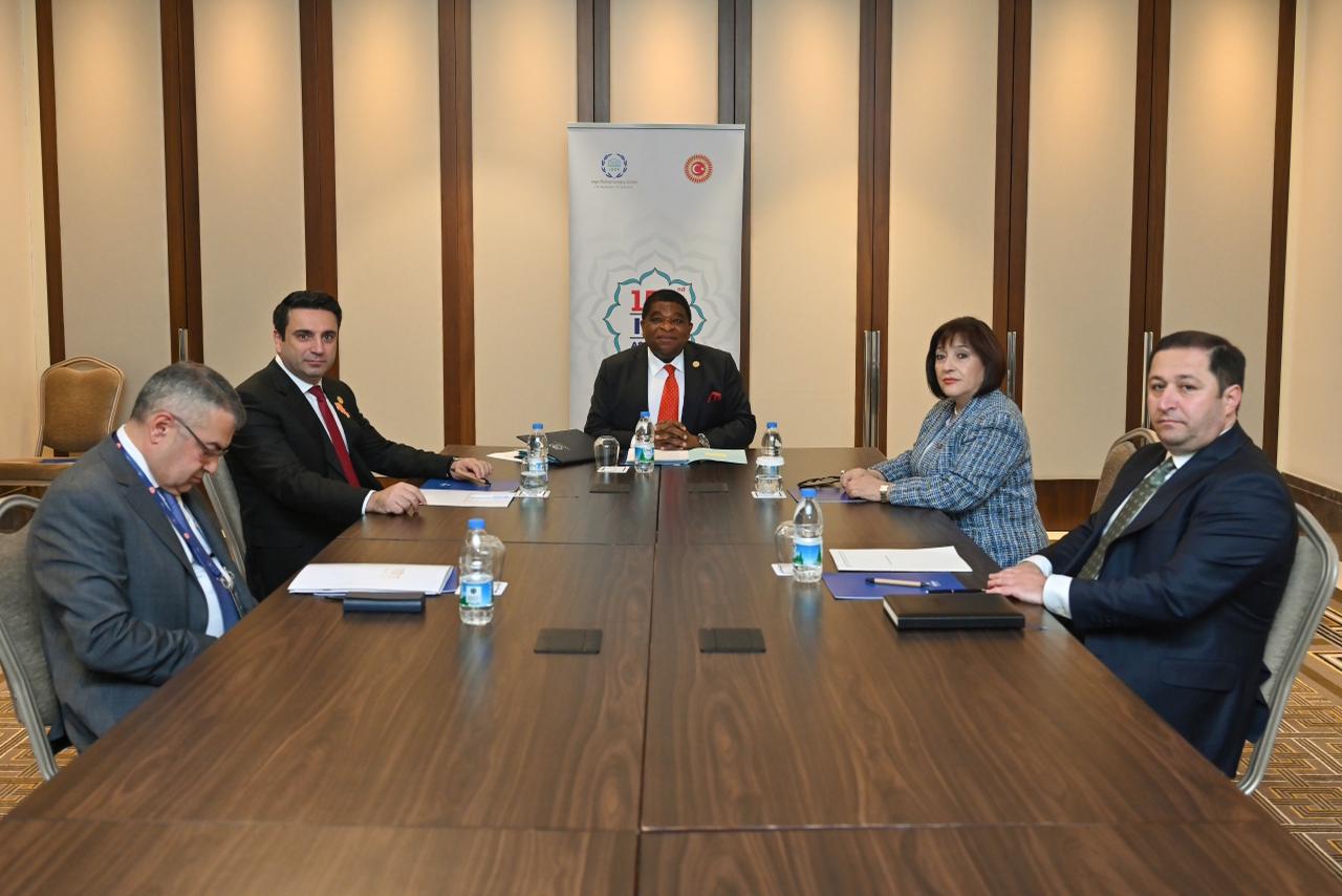 Azerbaijani and Armenian parliamentary speakers meet in Türkiye's Istanbul (PHOTO)