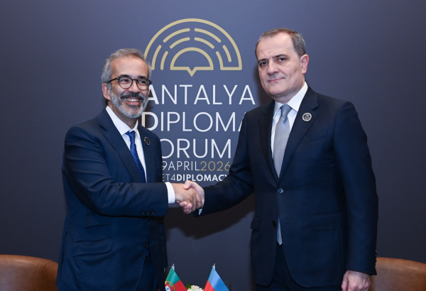 Azerbaijani foreign minister meets with Portuguese counterpart in Türkiye's Antalya